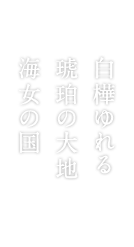 白樺ゆれる 琥珀の大地 海女の国